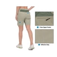 thumbnail image 3 of Little Donkey Andy Women's Hiking Shorts Quick Dry Stretch Athletic Shorts Lightweight for Golf Travel Khaki S, 3 of 7