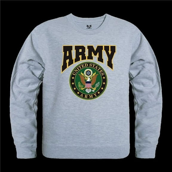 Graphic Crewneck, US Army 32, H.Gry, XL