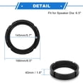 thumbnail image 5 of Unique Bargains Speaker Spacer Ring Tweeter Speaker Spacer Adator for Volkswagen Passat 1998-2016 for 6.5'' ABS 2 Set, 5 of 7