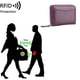 thumbnail image 2 of Cartera para tarjetas de crédito Laklulu con 12 ranuras + 2 ranuras para efectivo Estuche para tarjetas con cremallera de cuero PU suave, 2 of 5