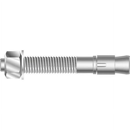 Mkt Fastening Wedge Anchor,3/4"-10,Steel,3/4 in,PK5 2834614