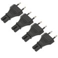 thumbnail image 5 of Uds enchufe UE de 2 ranuras a adaptador de corriente IEC320 C7 enchufe profesional UE a adaptador de enchufe C7 para impresora portátil enchufe UE 100-250V, 5 of 5