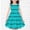 Blue, variant on Juslio Dresses Girls Kids Clothes Sleeveless Print Little Girl Dresses 9 Years Blue