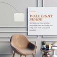 thumbnail image 4 of AURARMLET Tabletop Lamp Shades Linen Beige 1 Set, 4 of 6