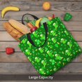 thumbnail image 5 of Fuzoiu St Patrick's Day2 Print Durable Tote Bag,Shoulder Bag with Zipper Closure,Casual Tote's Handbag,for Daily Use, Shopping, School, Work, 5 of 7