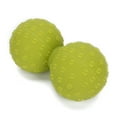 thumbnail image 3 of Pelota de masaje doble para piernas, espalda, hombros, relajación muscular, masaje de tejido profundo, yoga, gimnasio, fitness, color verde, 3 of 13