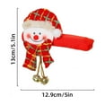 thumbnail image 3 of Christmas Door Knob Cover, Cute Fabric Christmas Door Handle Decorations, Xmas Decoration for Home Living Room Bedroom Hotel (Red-Snowman), 3 of 3