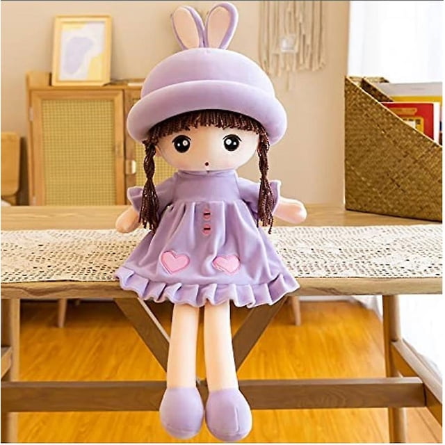 Bonita muñeca de trapo, juguete de peluche suave para niña, muñeca bebé, mini muñeca princesa con sombrero y falda, bonita decoración para el hogar, regalo de bautizo, cumpleaños, Navidad, acompañamie