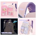 thumbnail image 5 of SANMADROLA Backpacks Bunny School Backpack Cute Backpack Laptop Bag School Bookbag, Pink, 5 of 8