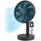 thumbnail image 1 of Ventilador De Torre mesa Compacto recargable color negro moon para Escritorio Oficina Buró con cable usb silencioso de 4 velocidades altura de 28cm Beckon, 1 of 8