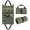 Green, variant on Morrowind Small Roll-Up Tool Bag, 5-Pocket Waterproof Organizer with Heavy-Duty Zipper, Green