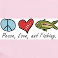thumbnail image 2 of CafePress - Peace, Love, Fishing Infant Bodysuit - Baby Light Bodysuit, Size Newborn - 24 Months, 2 of 4