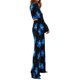 thumbnail image 3 of VISgogo - Conjunto de 2 piezas informales para mujer, manga larga, cuello en V profundo, cruzado, top corto y pantalones VISgogo moda, 3 of 9