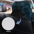 thumbnail image 6 of Xixirimido Car Accessories Sweat Towel Seat Cover Universal Non-Slip for Car Truck SUV Athletic Running Towel for Workout Outdoor Sport Activities, Polynesian Tribal Sea Turtle, 6 of 8