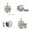 10 Pack, variant on US 10-20 pcs Connector UHF Male PL259 Plug Crimp RG58 RG142 LMR195 RG400 Cable