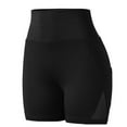 thumbnail image 2 of Shorts de baño para mujer con bolsillos, pantalones cortos de traje de baño de cintura alta, pantalones cortos, 2 of 5