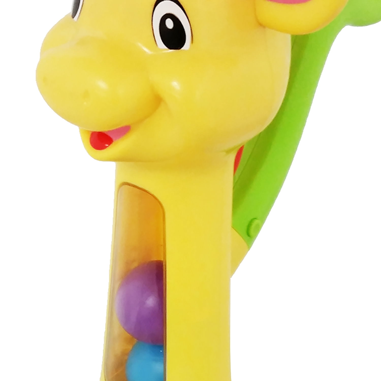 Kiddieland: Pick n' Pop Giraffe - Light & Sounds Interactive Toy Walker, Chasing Play, Blast & Collect Balls, Push & Pull Handle, Kids-Toddlers 18mo+
