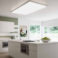 thumbnail image 3 of White Magnetic Fluorescent Light Covers for Ceiling Lights 2 x 4 Feet, Modern Simple White Backdrop Office Classroom Kitchen Drop Ceiling Light Covers Lighting Filters Shade Panel 2 Packs, 3 of 9