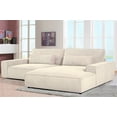 thumbnail image 3 of US Pride Furniture 105.52''W Oversized Right Faing Chaise Sectional Sofa, Beige, 3 of 4