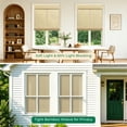 thumbnail image 3 of Allesin zen No Drill Cordless Bamboo Roman Shade, 20"W x 64"H, Beige, 3 of 9