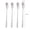 15cm Sliver, variant on PTSPLLMY Leeseph Coffee Spoons Set of 4, Stainless Steel Long Handle Espresso Stirring Spoons Dessert Teaspoons