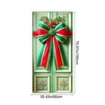 thumbnail image 3 of Linnome Bow Printed Door Cover for Valentine's Day Parties Courtyard Home Decor Festive Hanging Fabric, 3 of 6