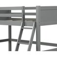 thumbnail image 2 of Harper & Bright Designs Twin Size loft Bed with Ladder Solid Wood Bed with Spacious Under Bed Place for Kids Teens (Gray), 2 of 6