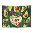thumbnail image 5 of Orinice Avocado Hearts Love Tapestry Wall Hanging Unique Style Graphic Tapestries Home Wall Decor Art for Living Room Bedroom Apartment Farmhouse Dorm 40x30inch, 5 of 6
