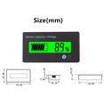 thumbnail image 2 of Medidor de capacidad de batería de 3 piezas 12V-84V Pantalla LCD Indicador de porcentaje Probador de voltaje Adecuado para motocicleta RV Marina Barco, 2 of 5