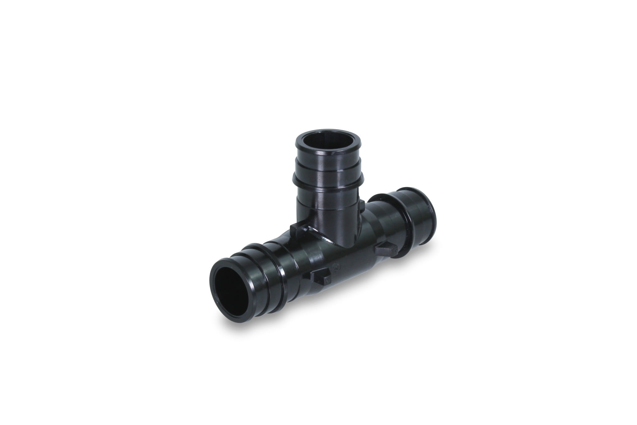Supply Giant PEX-A Tee Pipe Fitting; Plastic Poly Alloy; 3/4 3 4 Black Pex Tubing