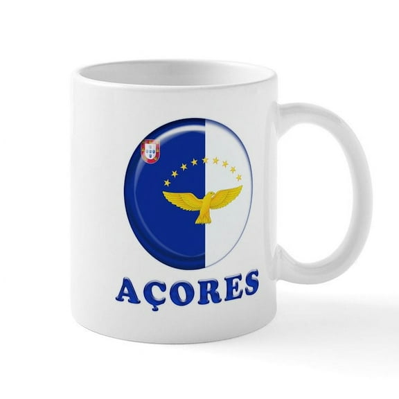 CafePress - Azores Islands Flag Mug - 11 oz Ceramic Mug - Novelty Coffee Tea Cup