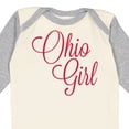 thumbnail image 4 of Inktastic Ohio Girl Boys or Girls Long Sleeve Baby Bodysuit, 4 of 5