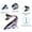 E, variant on Swimbait Lures for Bass, Trout, Crappie, Pike, Walleye, Lifelike Action Freshwater Saltwater Artificial Fishing Bait, Artificial Predator Bait with Hooks, Fishing Accessories