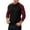 Black, variant on QUINDOS Men's Shirts Men's Fall And Winter Fashion Casual Color Block Long Sleeve Round Neck Collar Comfy Holiday T-shirt
