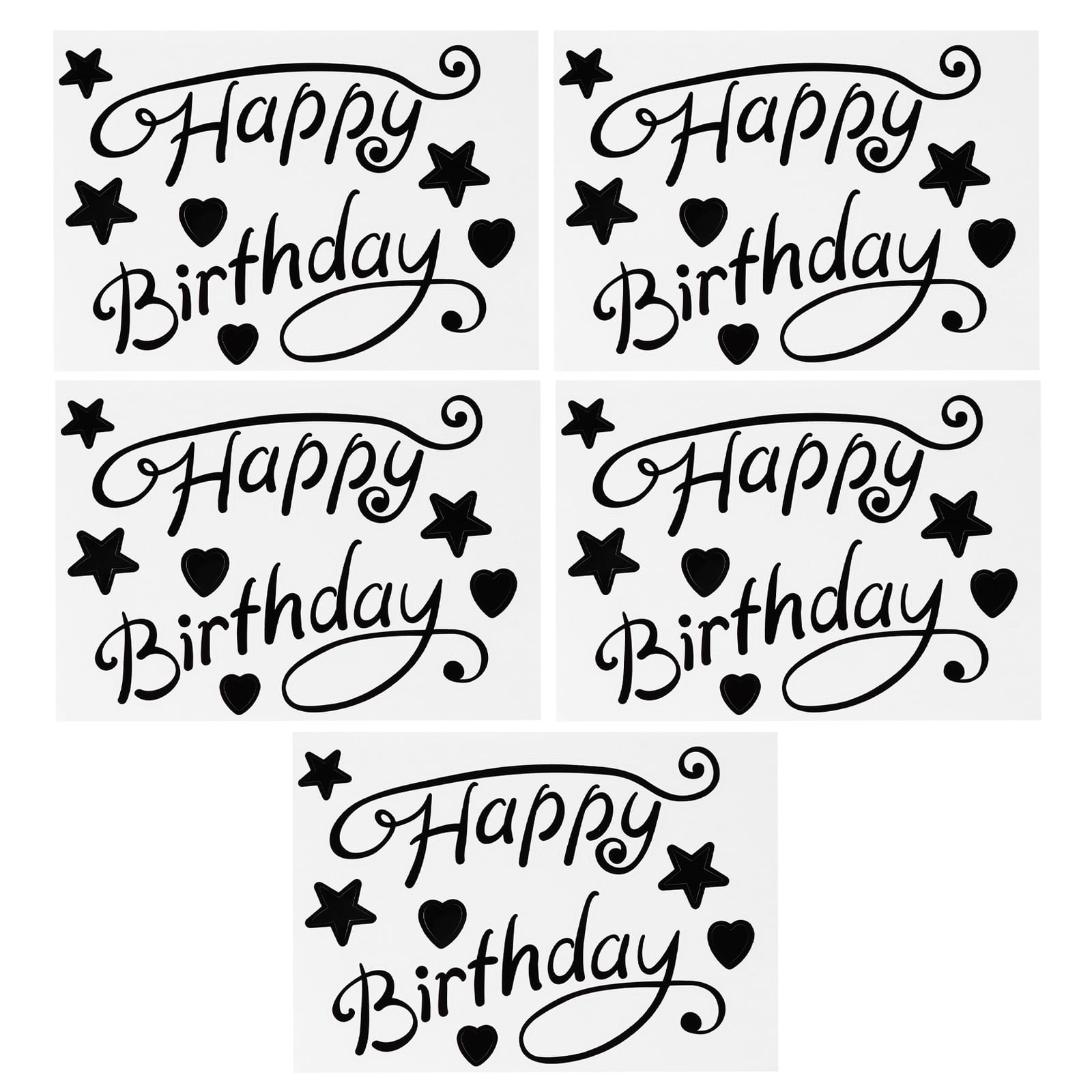 Stickers Birthday Balloon Balloons Happy Sticker Decals Party Bobo