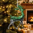thumbnail image 4 of Glitter Transparent Christmas Hanging Ornaments, Xmas Tree Pendants Ideal for Winter Holiday Scene Home Decor, 4 of 6