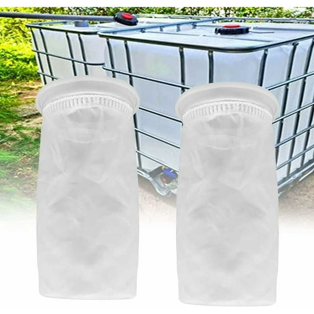 PCS Nylon IBC Filter, IBC Rainwater Tank Filter Washable IBC Replacement Filter Nylon Lid Filter - IBC Tank Lid Fitting (105mm)