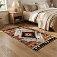 thumbnail image 2 of ODIKA Cow Spotted Print Southwestern Aztec Fabric Cattle Skin Cowprint for Guest Room, Lounge, Apartment, Non-Slip Low Profile, 2 of 7
