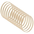 thumbnail image 1 of Unique Bargains 12 Pack Wooden Bamboo Floral Hoop 7 Inch Craft Wooden Wreath Rings, Apply to DIY Wedding Wreath Decor, 1 of 6