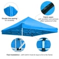 thumbnail image 4 of InstaHibit 10x10 Ft Replacement Canopy Top Kit 4 Mesh Sidewalls Yard Patio, 4 of 11