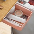 thumbnail image 2 of Soporte adhesivo para cajón de almacenamiento debajo de bandeja Rosa Baoblaze cajón de almacenamiento, 2 of 8