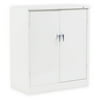 Alera Assembled 42" High Heavy-Duty Welded Storage Cabinet, Two Adjustable Shelves, 36w x 18d, Putty
