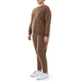thumbnail image 4 of Terra & Sky Women's Plus Size Fleece Sweatshirt and Sweatpants Set, 2-Piece, 4 of 8