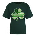 thumbnail image 4 of Wolfast T-Shirts pour Femmes à Manches Courtes Mode pour Femmes Saint-Patrick Imprimé Col Rond Manches Courtes T-Shirt Décontracté Haut T-Shirts pour Femmes Mode, 4 of 9