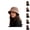 Brown, variant on Cloche Bucket Hat for Women Vintage Wool Felt Hat Bowler Cap Fedora Fall Bell Round Cap