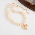 thumbnail image 4 of NICKSUN Chunky Heart Necklaces for Women, Colorful Resin Beaded Choker Necklace, Cute Gold Puffy Heart Statement Necklace Trendy Acrylic Choker Jewelry Gift, 4 of 8