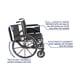 thumbnail image 2 of Silla de ruedas Invacare Tracer SX5 para adultos | Plegable para uso diario | Asiento de 45 cm | Brazos completos, color negro/plateado, 2 of 5