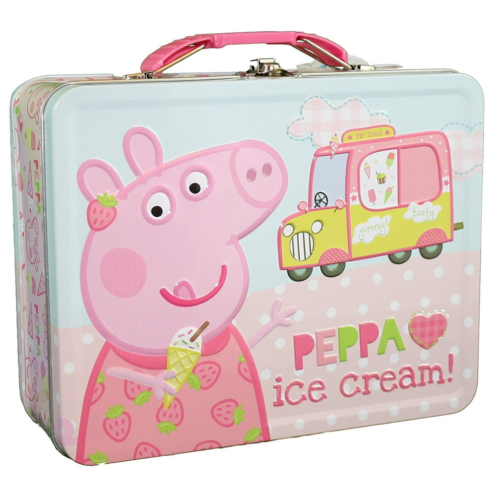 Metal Lunch Box Peppa Pig Pig