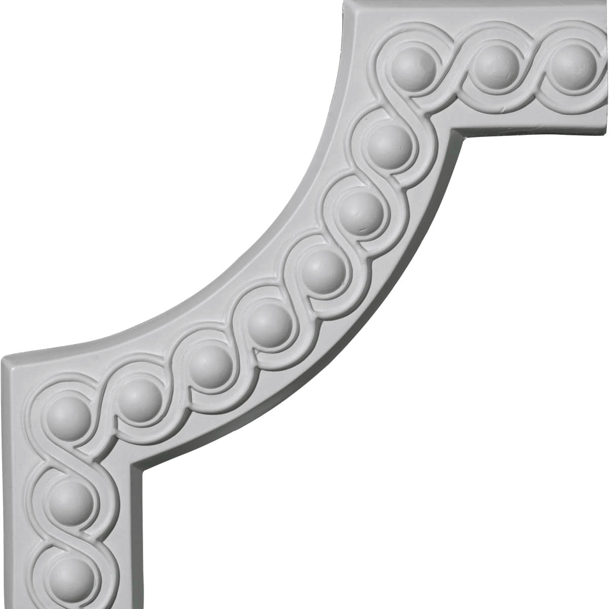 10 1/4'W x 10 1/4'H Foster Running Coin II Panel Moulding Corner (matches moulding PML02X00FO)