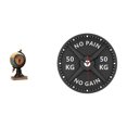 thumbnail image 1 of Figura de escritorio,Reloj de mesa con figura de globo terráqueo,decoración para oficina y hogar,Reloj de gimnasio,Reloj de pared con barra para gimnasio en casa,reloj de culturismo,Gimnasio, 1 of 8